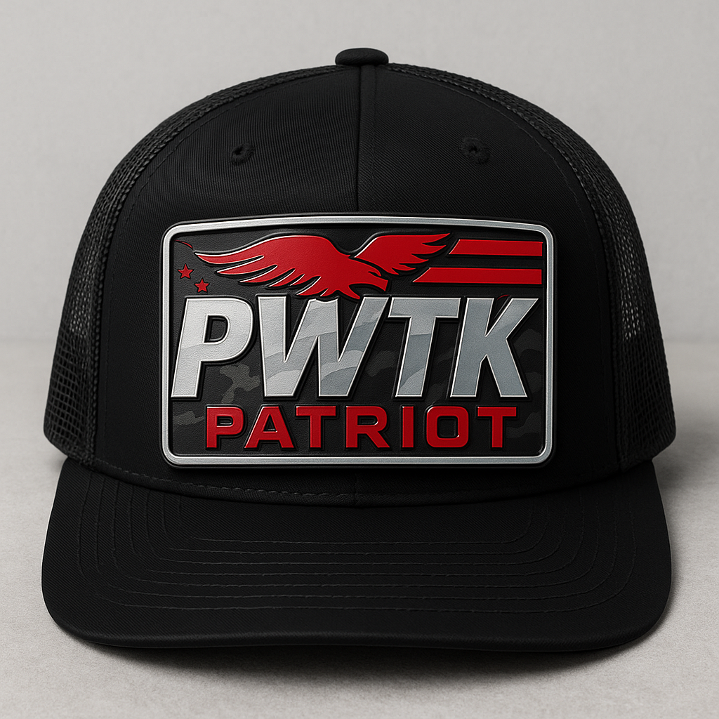 Partywitthekid Acrylic Patch Hat - Black Flatbill