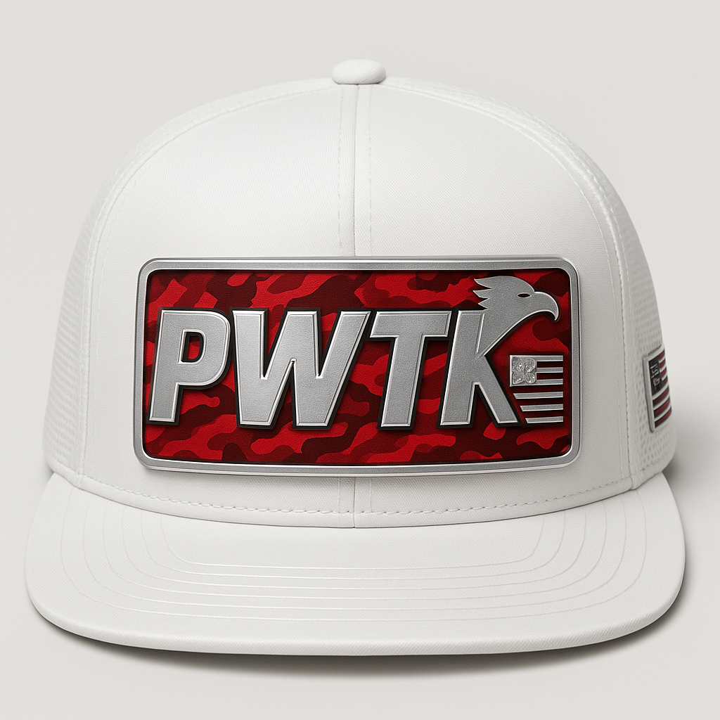 Partywitthekid Acrylic Patch Hat - Black Flatbill